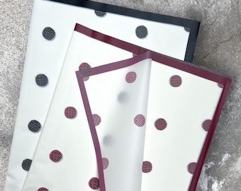 Flower transparent matte wrapping paper waterproof.  Luxury gift wrap double sided. Sheets.