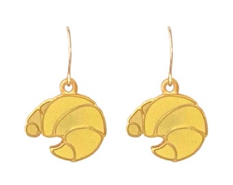 Croissant Earrings - 14k Gold Filled Ear Wires