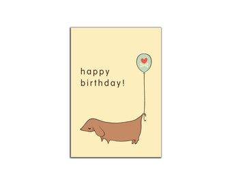 Weiner Love Birthday Card - Made In Toronto