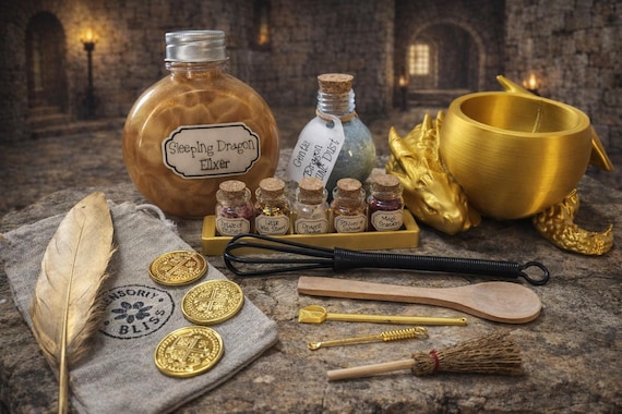 Dragon Potion Kit with Sleeping Elixir, Sensory Play Set