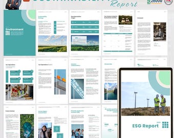 Transformez vos rapports de développement durable ESG02 | Simple, professionnel et efficace