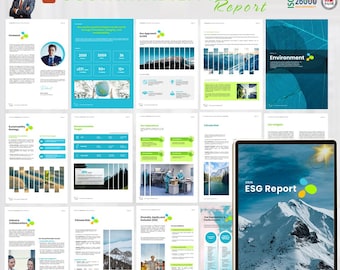 Modèle de rapport ESG et développement durable ESG03 | S&#39;aligner sur les normes mondiales