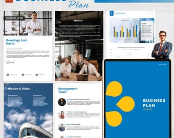 Plantilla de plan de negocios esencial BP04 / ¡Para empresas emergentes, pequeñas empresas y más!