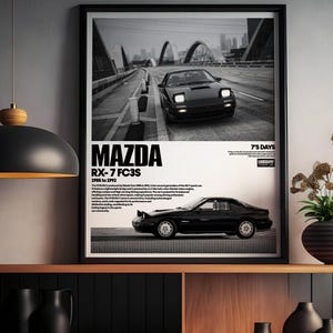 RX-7 FC3S (7DAYS EDITION) POSTER