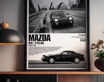 RX-7 FC3S (7DAYS EDITION) POSTER