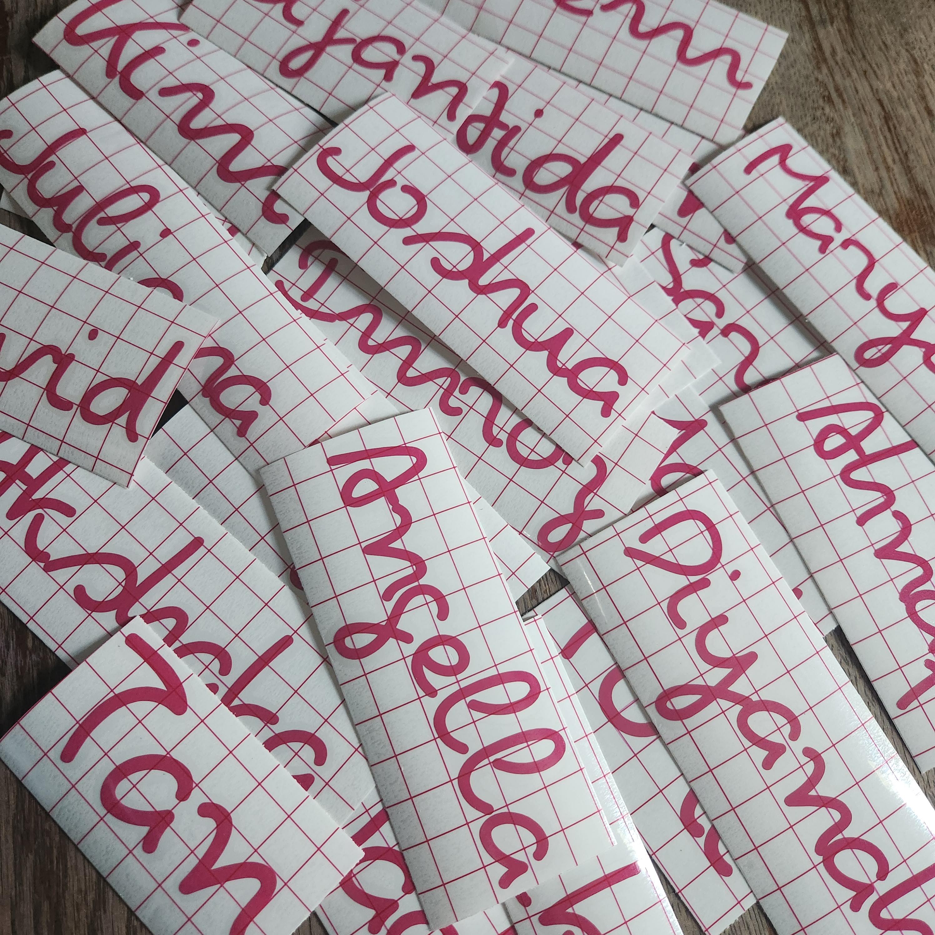 Love Island Inspired Name Decal, Personalized Vinyl Sticker for Bottles, Cups, Laptops & More