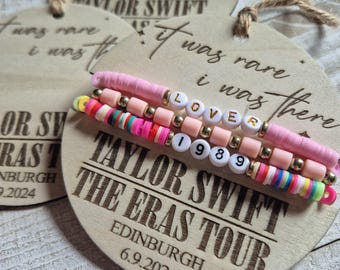 For multiple bracelets it was rare I was there, Eras Tour Ornament, friendship bracelet holder Ornament, 2024 gift