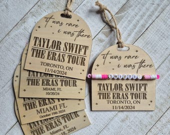 Arch shape It was rare I was there, Eras Tour Ornament, friendship bracelet holder Ornament, 2024 swiftie gift