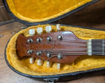 Vintage Suzuki M-215 Mandolin 1970s Japan With Original Hard Case