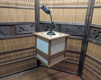 Japanese Vintage KOIZUMI Ceiling Lamp Washi Wood Light Japan Retro AF3