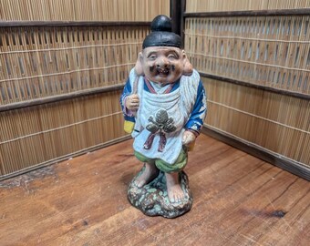 日本の大黒天像 陶器製財神フィギュア 福袋オークション JP T11 - Etsy
