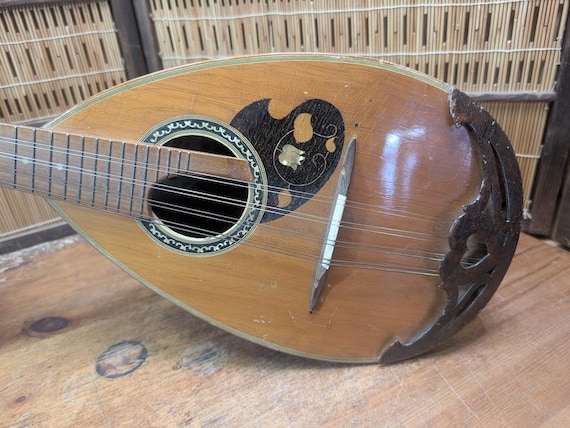 1965 Suzuki Mandolin M-203 Japan Vintage String Instrument Signed