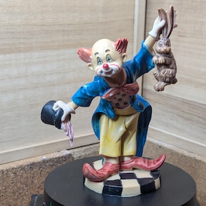 Authentic Fontanini Depose Clown Figurines Serial D4282 Vintage 1964 Made in Italy P19
