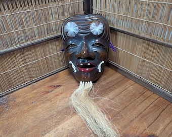 骨 根付 根付古い大骨マスクJAPANのしかめっ面キャラ。 19世紀 - Etsy 日本