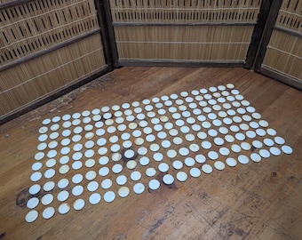 Vintage Japanese Go Stones • 200 High-Grade Hamaguri Shell Whites • Authentic Japan Set J16
