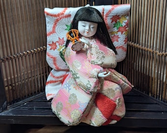 ヴィンテージ 日本人形 着物 芸者 舞妓 伝統民芸品 日本装飾 - Etsy 日本