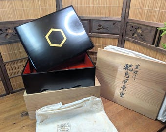 アンティーク輪島塗重箱セット - Etsy 日本