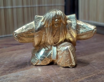 歌舞伎木目込み人形：日本の連獅子、手作りの飾り - Etsy 日本