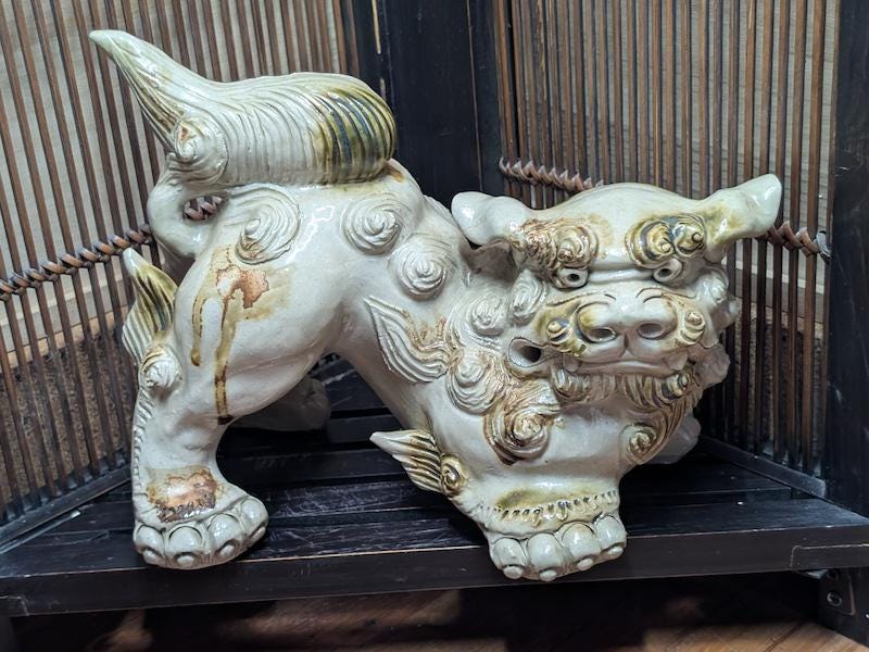Okinawa Shisa Statue - Etsy