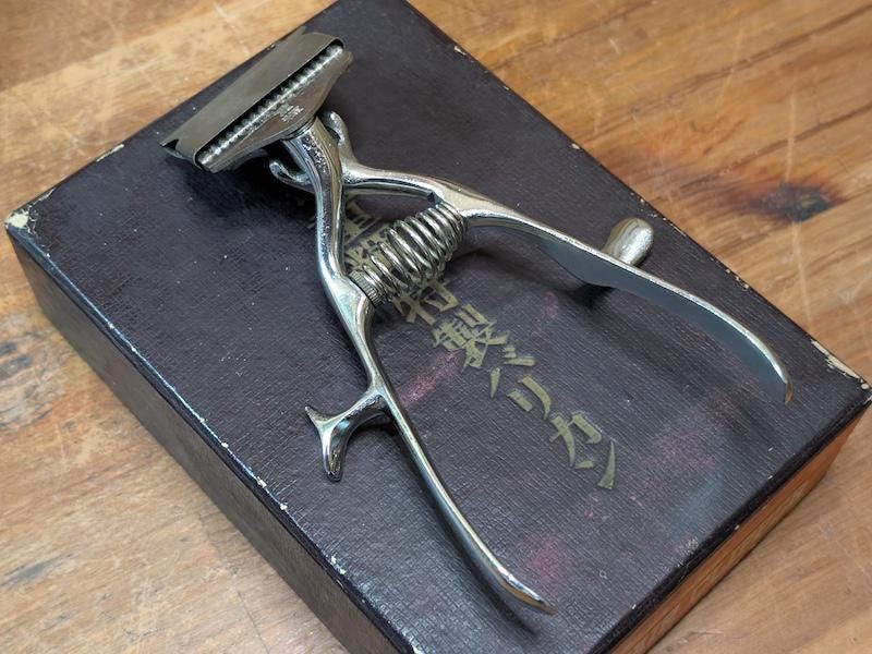 バリカン(アンティーク) Japanese Vintage 1950s Mechanical Hair Clippers Jūkō Tokusei