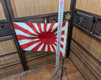 1930年代 日本国旗 旭日旗 第二次世界大戦 アンティーク スタンド付き