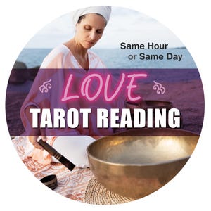 LOVE Tarot Reading, In-Depth Psychic Insights, Couple Reading, Soulmate and Twin Flame Reading, Medium with Tarot, Same Hour or Day Reading