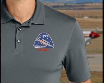 Piper Comanche Polo Shirt - Custom Embroidered