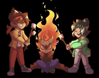 A Peasant's S'mores sticker