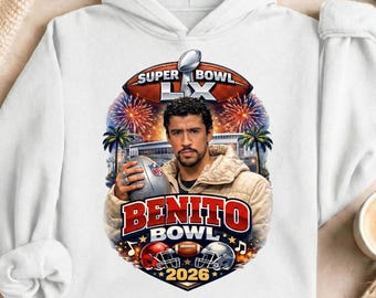 Digital Image Benito Bowl PNG – Super Bowl 2026 Shirt Design | Super Bowl Clip Art | Sublimation PNG | DigitalDownload