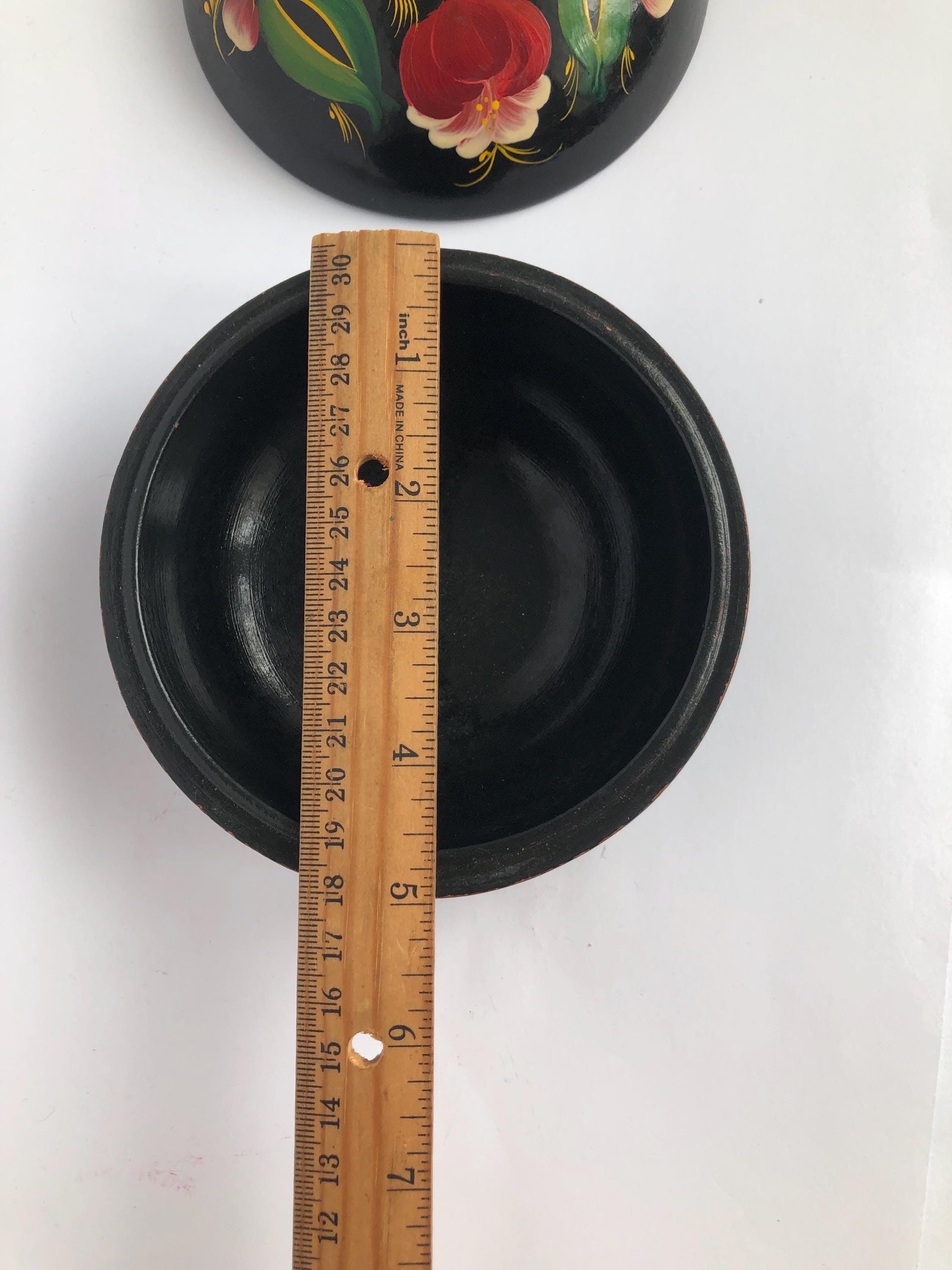 ヴィンテージジュエリーボックス – ペトリキフカ手描き – ウクライナ製