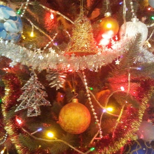 ヴィンテージガラスのイチゴオーナメント – ソビエトクリスマスツリー