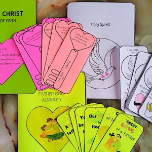 Bible Lessons Craft Bundle 3 Sunday School Crafts Printable Kids Activities Christian Homeschooling Children&#39;s Ministry Kids Church PDF