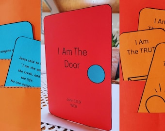 The Way The Truth The Life John 14 6 John 10 9 Sunday School Craft Printable Kids Bible Lesson Activity Christian Homeschool PDF Download