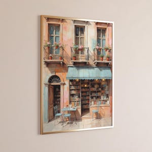 Poster per libreria, decorazioni per angoli lettura, stampe per bibliotecari, regali per bibliotecari, decorazioni per angoli lettura, dipinti per amanti dei libri, libri d&#39;arte in libreria, dipinti