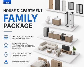 Revit Family Package for Houses & Apartments