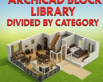 Archicad Block Library Divided By Category