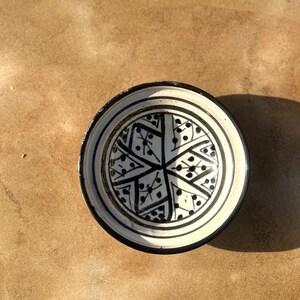 Handmade Mini Moroccan Tagine - Berber-Style Patterns image 3