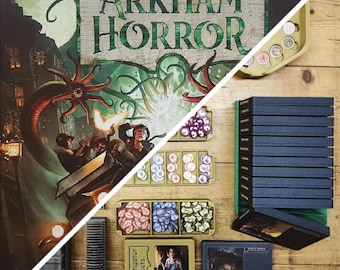 Arkham Horror 3e editie bordspel compatibel Meeple Keepers-inzetstuk