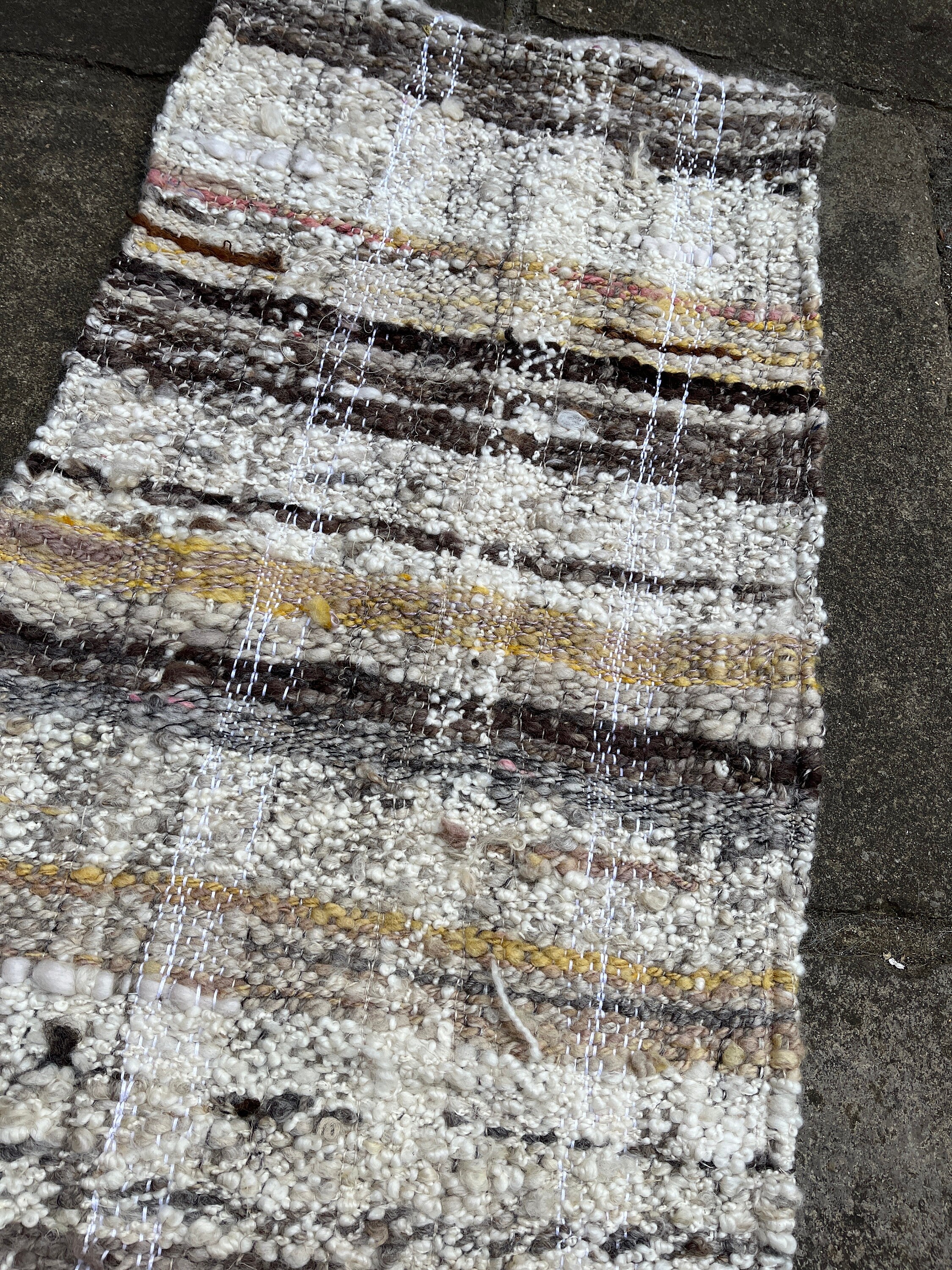 Handmade Wool Rug With Hessian Back - Etsy