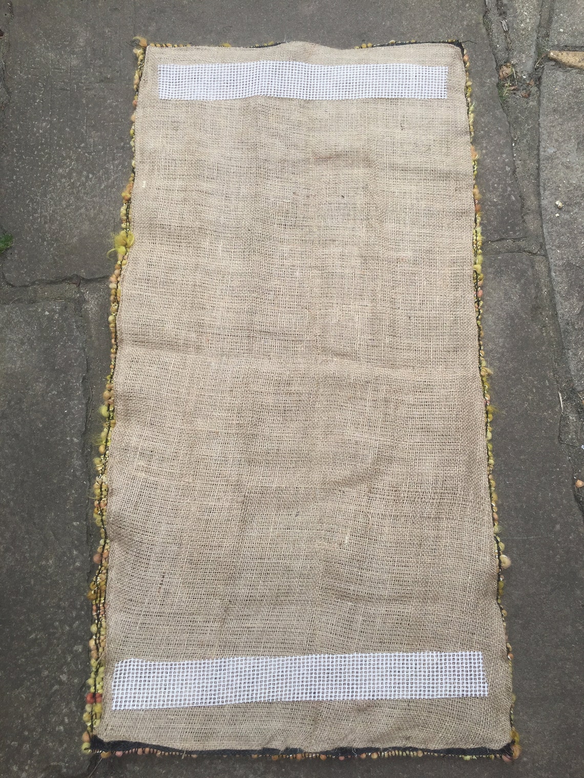 Handmade Wool Rug With Hessian Back Etsy