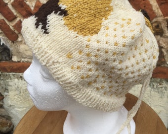 Pure New Wool Hand Knitted Hat
