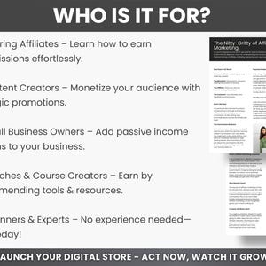 Affiliate Marketing Digital Products, Canva Template, Marketing Strategy, Affiliate Marketing Course, Mrr Plr Resell Rights, Business Guide bild 5