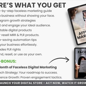 Affiliate Marketing Digital Products, Canva Template, Marketing Strategy, Affiliate Marketing Course, Mrr Plr Resell Rights, Business Guide bild 8