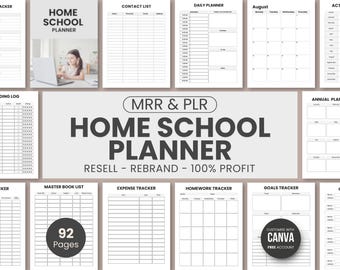 Homeschool Planner Printable, Homeschool Planner, Printable Educational Resources, Homeschool Planning, Teacher Planner Home School