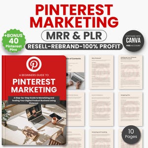 Pinterest Marketing Strategy Guide, Social Media Guide, Pinterest Planner, Passive Income Guide, Pinterest Content, Marketing Course