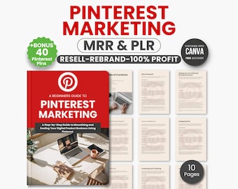 Pinterest Marketing Strategy Guide, Social Media Guide, Pinterest Planner, Passive Income Guide, Pinterest Content, Marketing Course