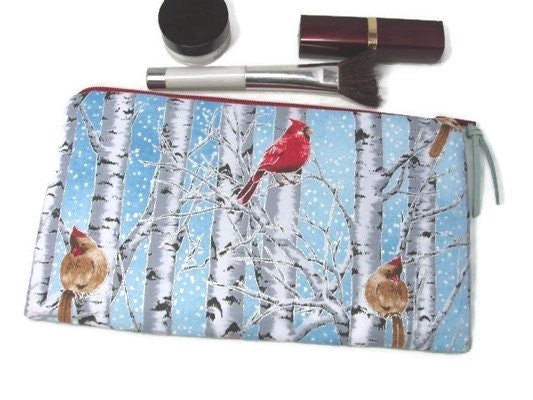 Fans Pencil Case/Small Makeup Arizona Cardinals Bag 2sided Printed
