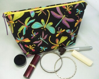 flat bottom makeup bolsa