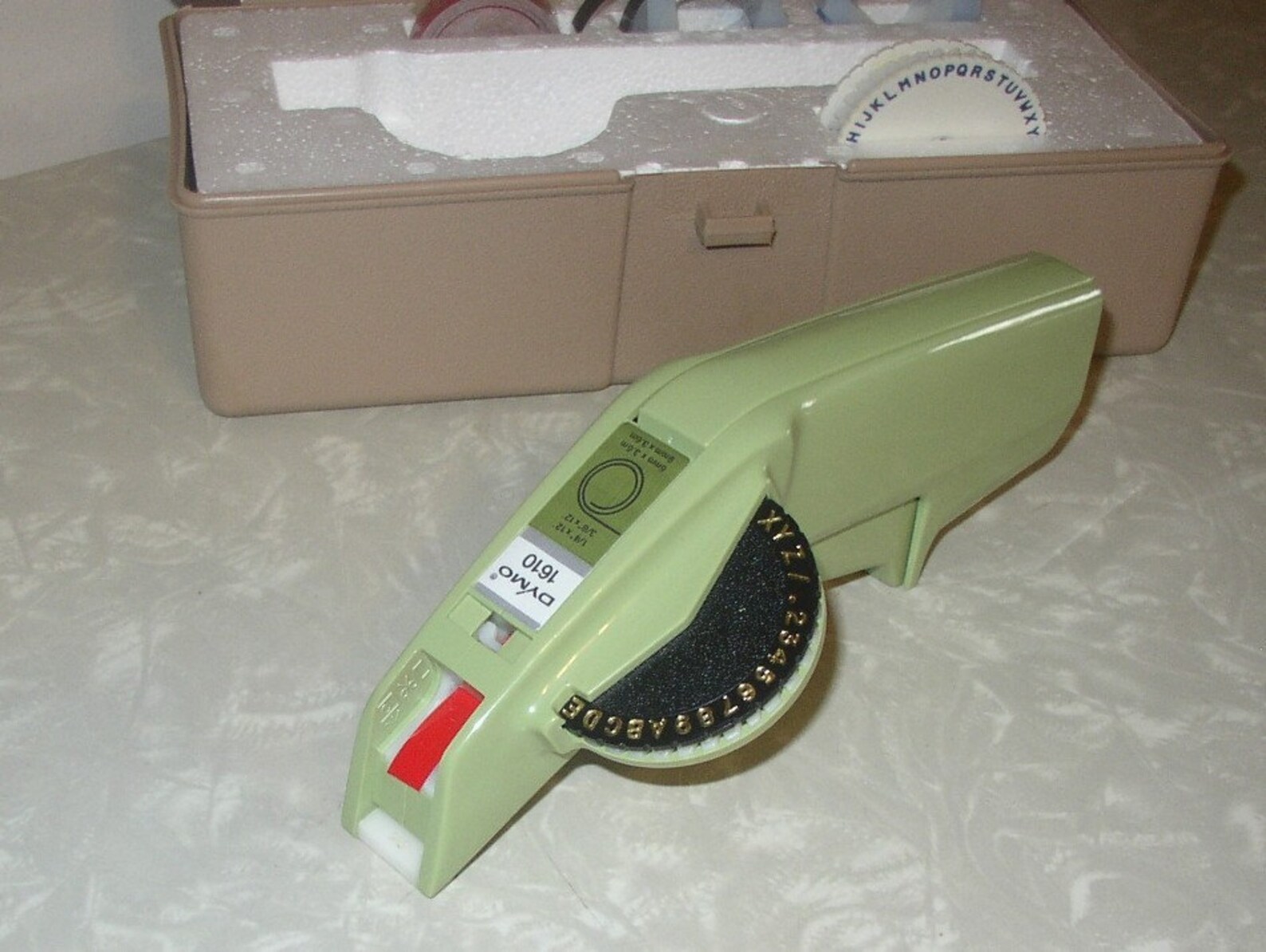 Vintage Dymo 1610 Label Maker with Case Etsy