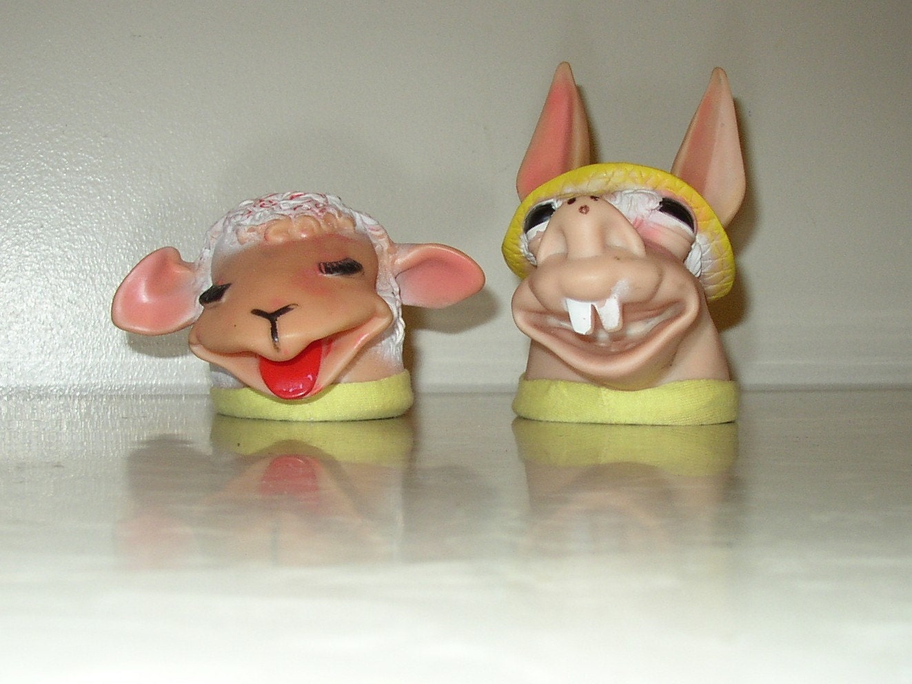 Vintage Lamb Chop and Donkey Hand Puppets Sherri Lewis Etsy